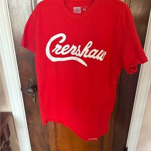 The Marathon Clothing Red Tee with White Script